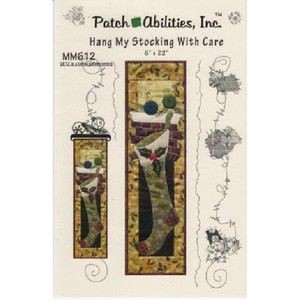 Patch Abilities Quilt Pattern - Hang My Stocking With Care - Size - 6" x 22"